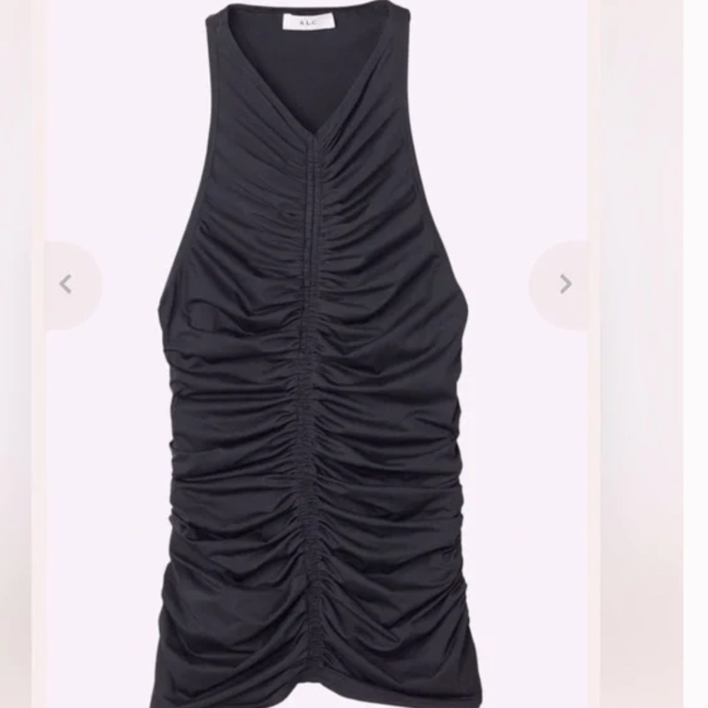 ALC ADLEY RUCHED Sleeveless Top  TANK Size small S NWT - Picture 3 of 8